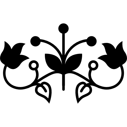 Floral design beauty design symmetry beauty icon