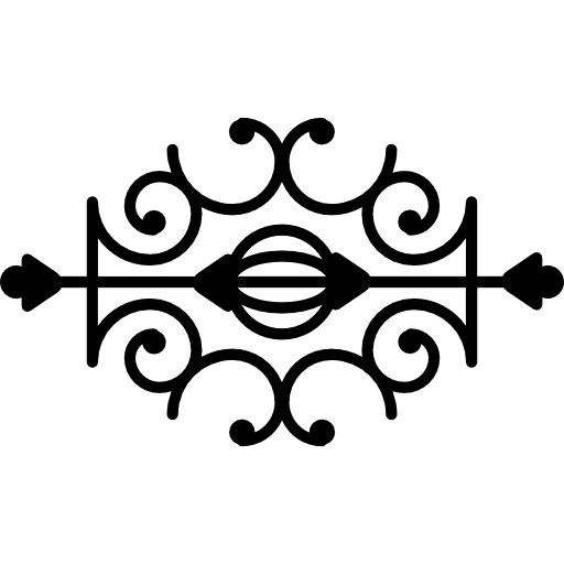 Floral design with curls and vines curls vine vines icon