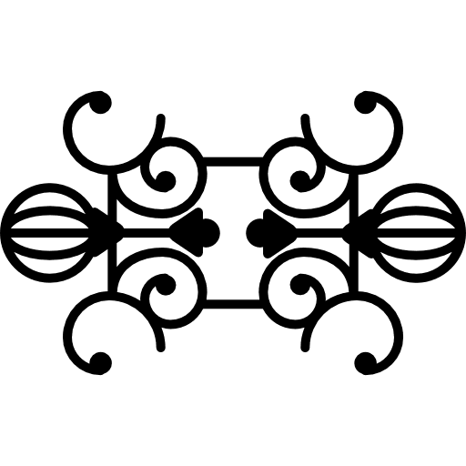 Ornamental symmetrical design designs floral floral design icon