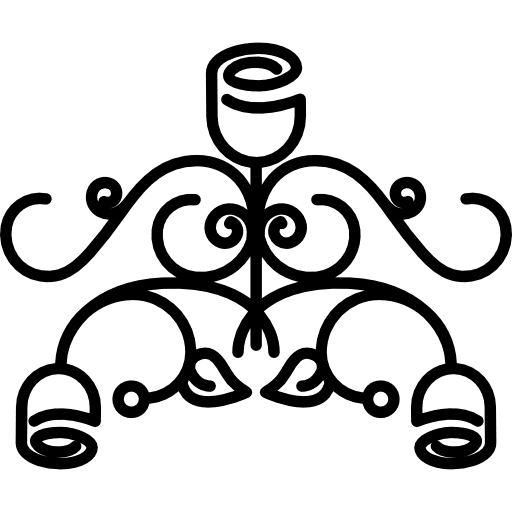 Floral complex symmetric design floral designs symmetric icon