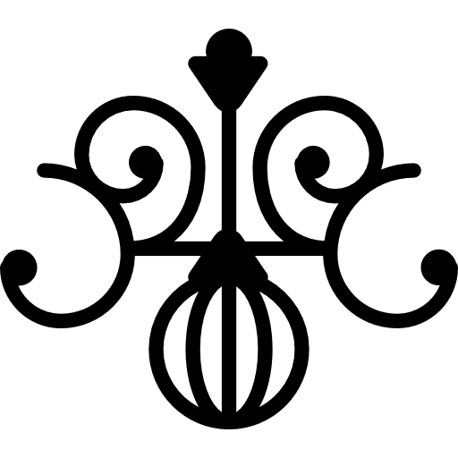 Floral bud with vines design art flower bud floral bud icon