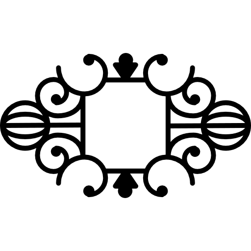 Floral symmetric design shape symmetrical shapes icon