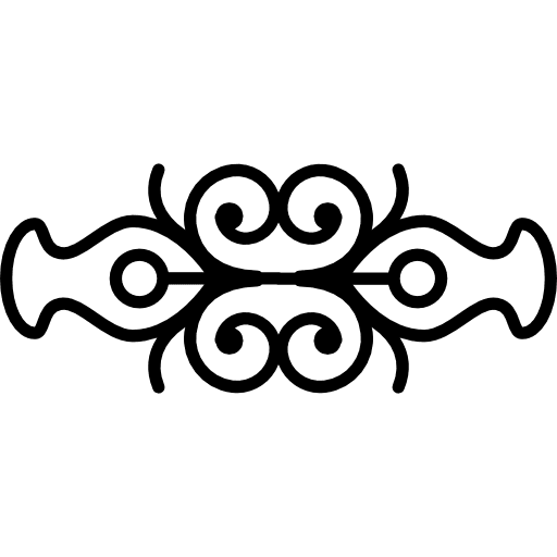 Double symmetry in floral design nature flowers symmetric icon