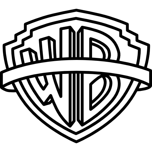 Warner bros logo logotype cinema icon