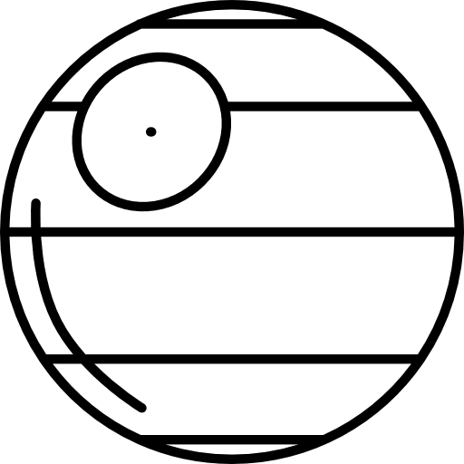 Death star weapon villain empire icon Death star weapon villain empire icon