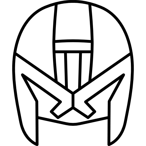 Judge dredd cinema movie helmet icon Judge dredd cinema movie helmet icon