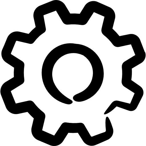 Settings configuration settings gear icon