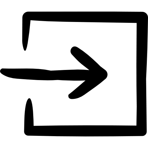 Login web right arrow interface icon