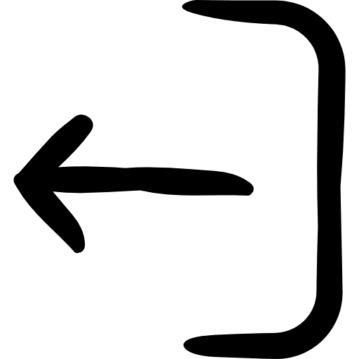 Previous return previous interface icon