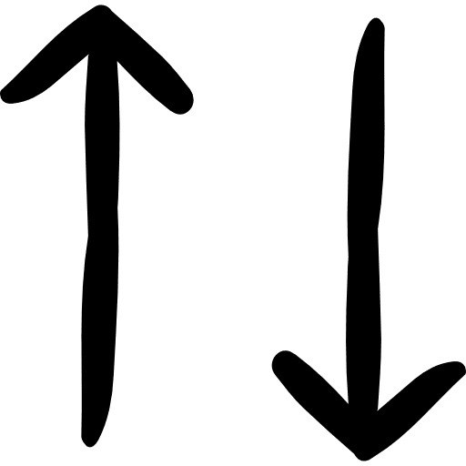 Sort swap interface arrow icon