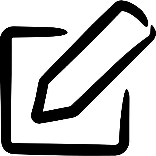 Edit pencil writing interface icon