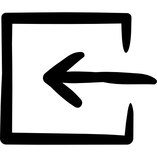 Login button enter multimedia icon