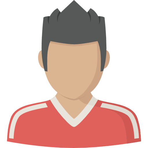 Man social profile avatar icon