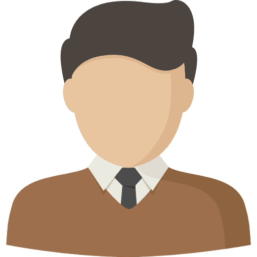 Man white man profile avatar icon