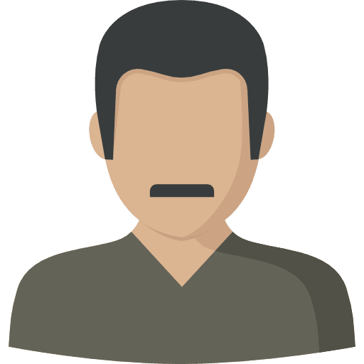 Man avatar user social icon