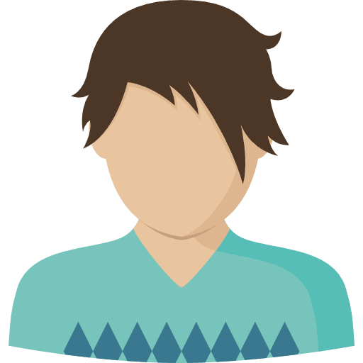 Man profile social user icon