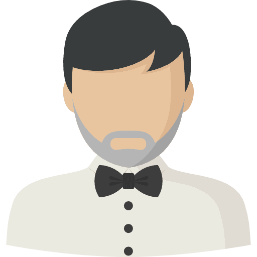 Man user social profile icon