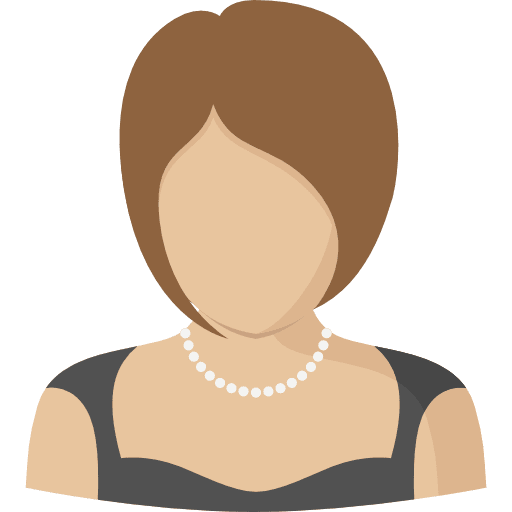Woman social avatar user icon
