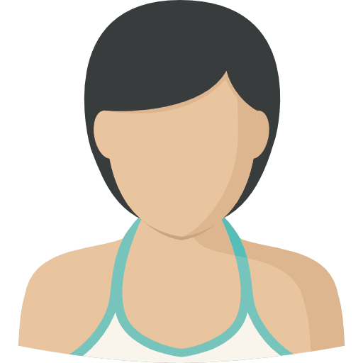 Woman social user profile icon