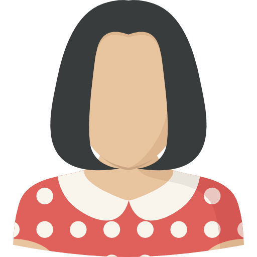 Woman user profile social icon