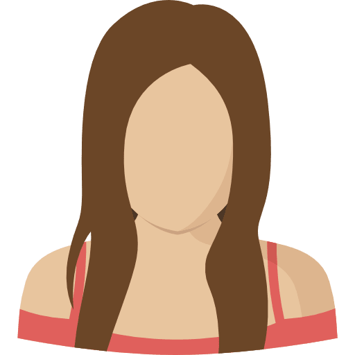 Woman user avatar social icon