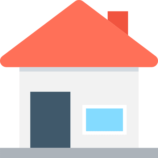 House buildings real estate house icon