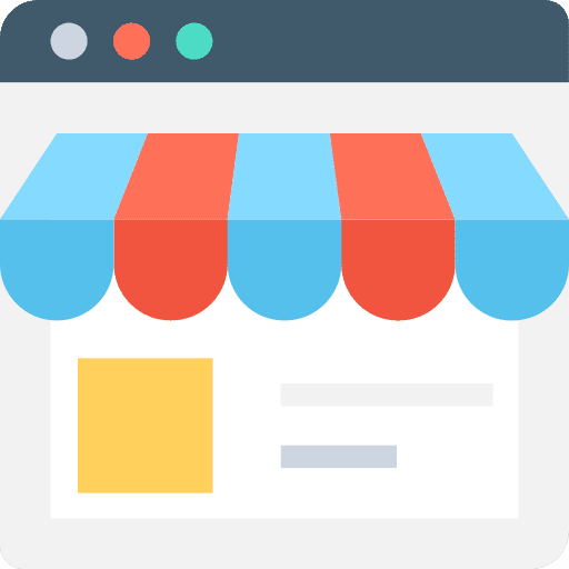 Online shop shopping cart web page multimedia icon