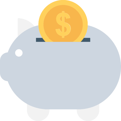 Piggy bank coin piggy bank save icon