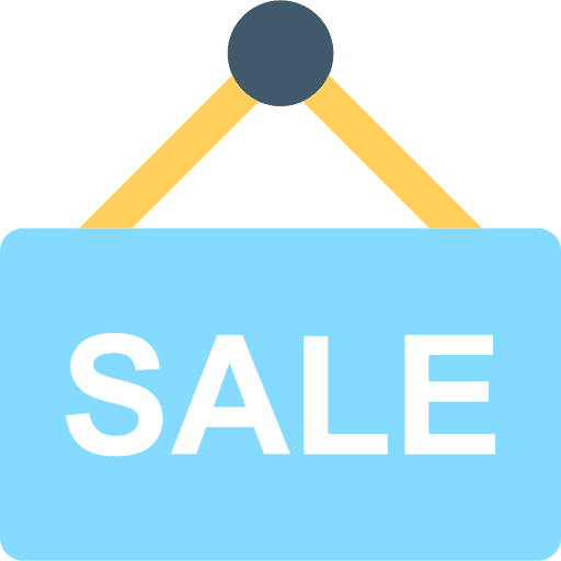 Sale online store sale commerce icon