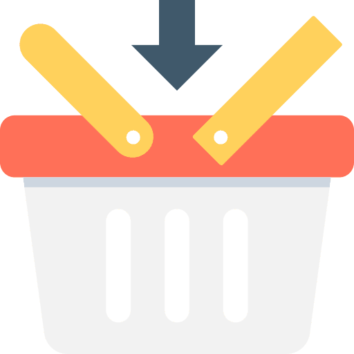 Shopping basket online shop commerce shopping basket icon