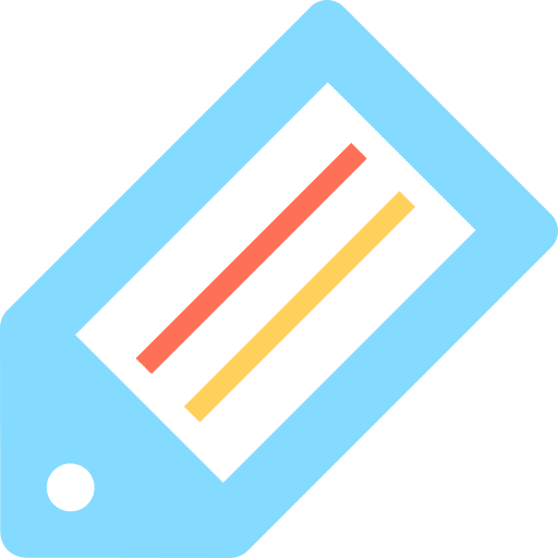 Tag shopping label price icon