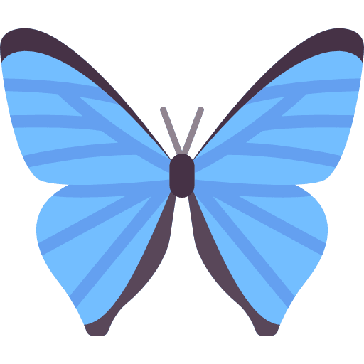 Butterfly animals moths butterfly icon