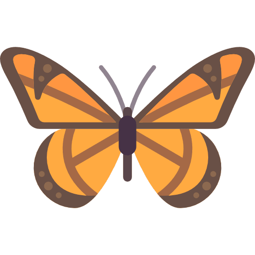 Butterfly moths insect animals icon
