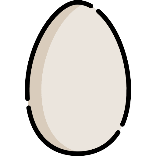 Egg organic boiled egg food and restaurant icon