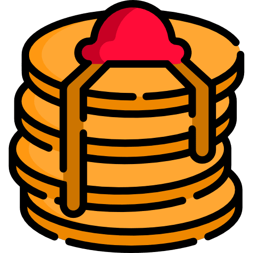 Pancake pancakes dessert food icon