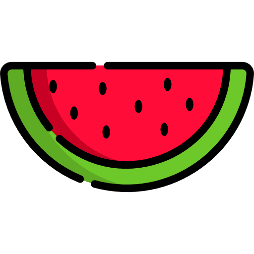 Watermelon watermelon food vegan icon
