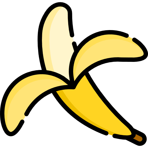 Banana healthy food food diet icon