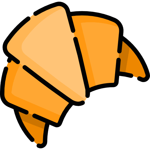 Croissant bakery french croissant icon