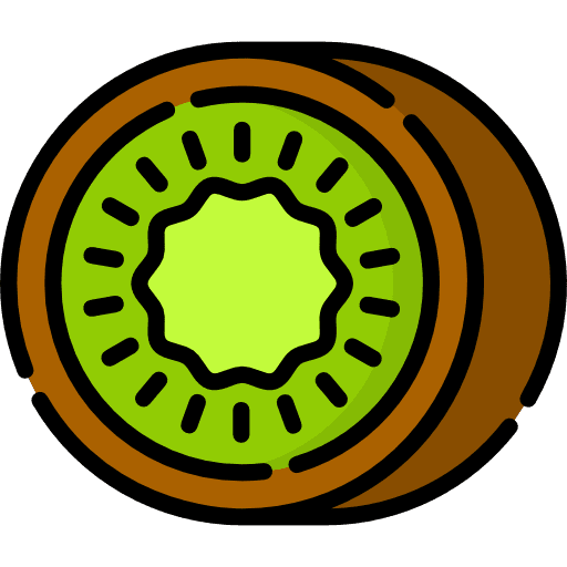 Kiwi diet vegan fruit icon