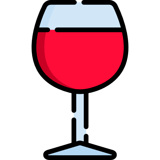 Wine winery alcoholic drink glass icon