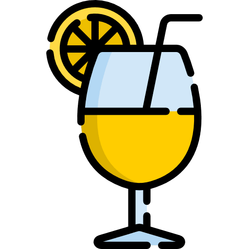 Cocktail leisure straw alcoholic drinks icon