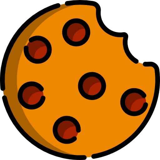 Cookie food and restaurant baker cookie icon