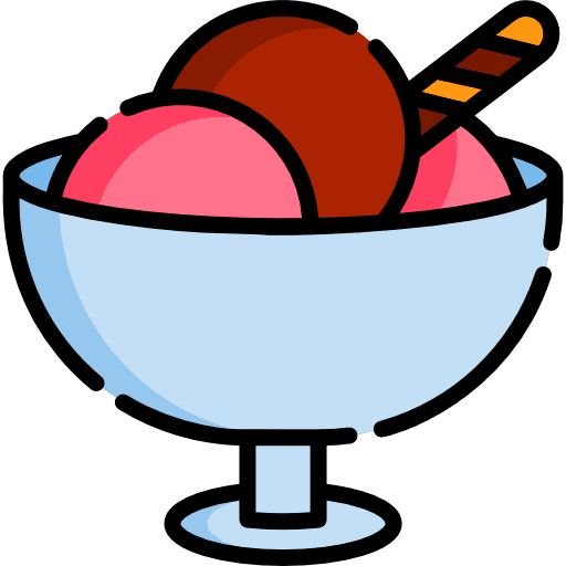 Ice cream dessert food sweet icon