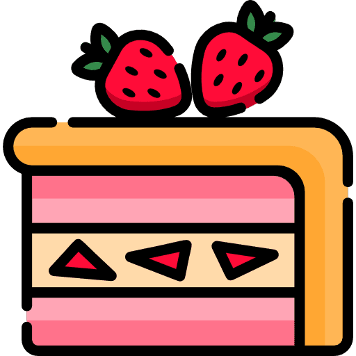Piece of cake bakery sweet cake icon