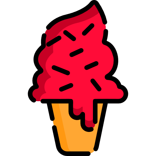Ice cream food and restaurant food summer icon