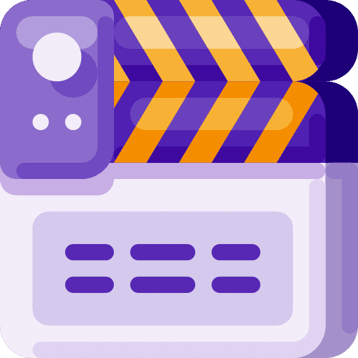 Clapperboard music and multimedia clapboard clapperboard icon