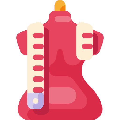 Mannequin handcraft fashion dressmaker icon