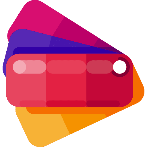 Pantone art and design painter color palette icon