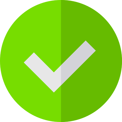 Checked correct green check checked icon