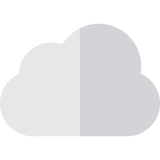 Cloud computing multimedia storage multimedia option icon